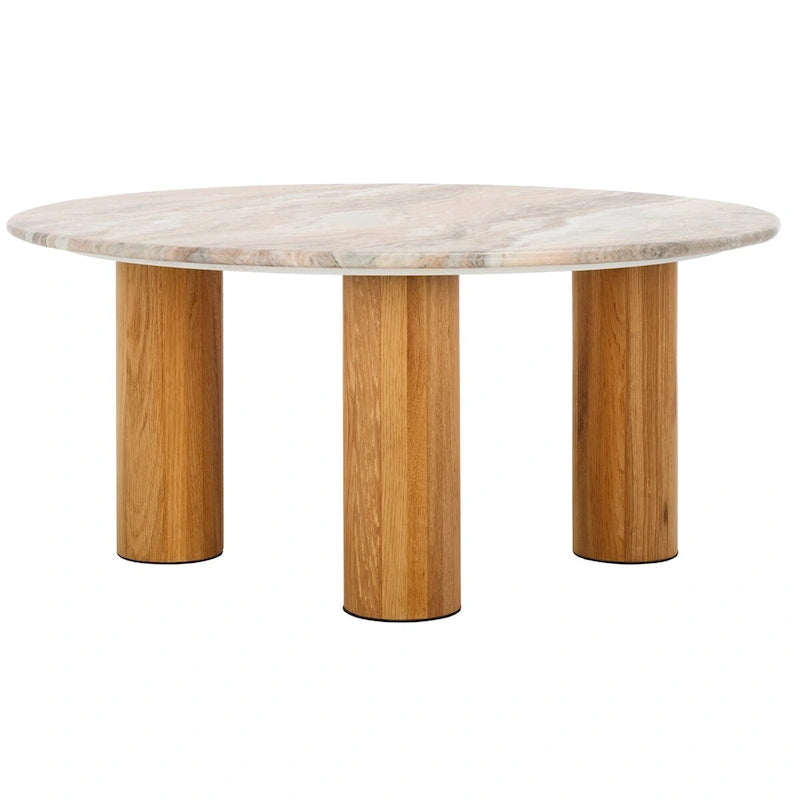 Couture Tylee Round Marble Coffee Table - 36Wx36Dx16H