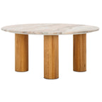 Couture Tylee Round Marble Coffee Table - 36Wx36Dx16H